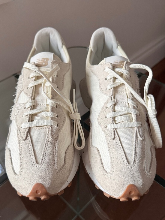 New Balance Shoes - New Balance 327 Cream Neutral Sneakers Women’s 8.5
